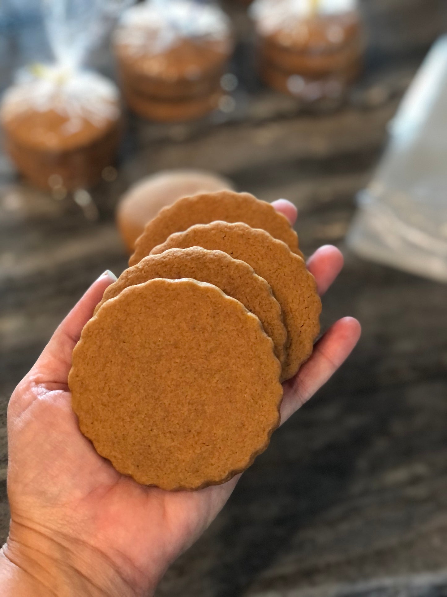 Chewy Gingerbread cookies